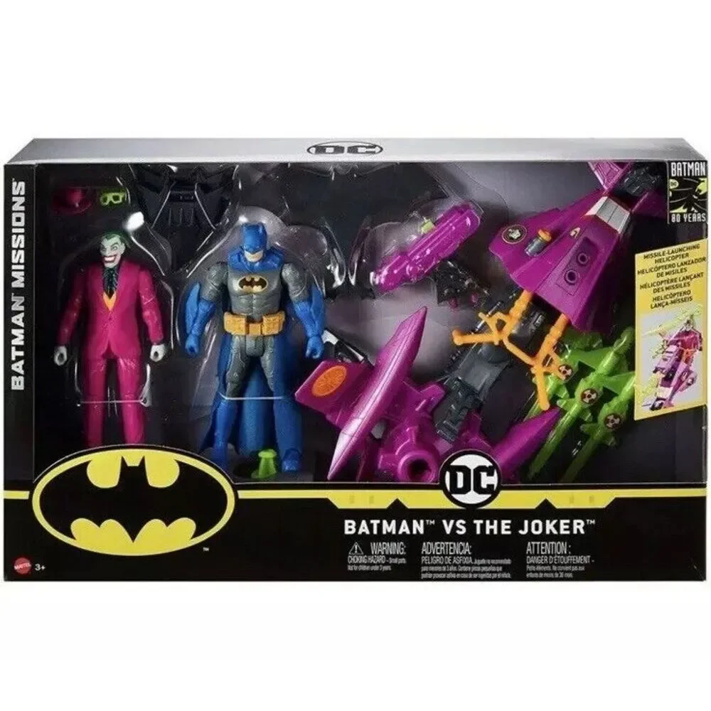 DC Comics Batman VS The Joker 80th Anniversary 2 Pack‎ Figures